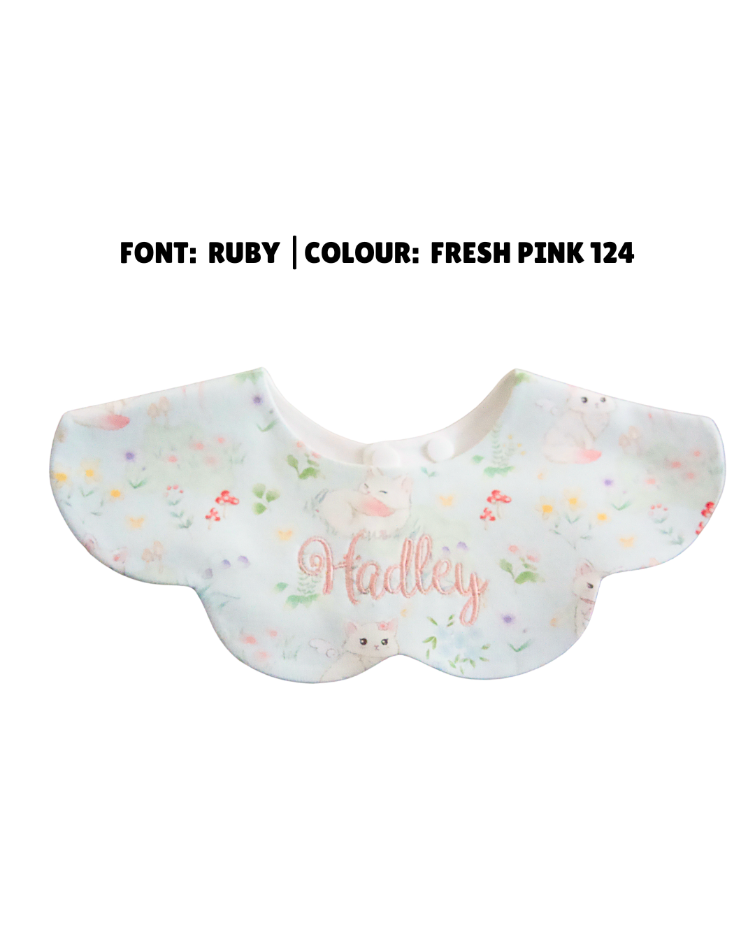 3- Layer Dribble Bib - Kittens