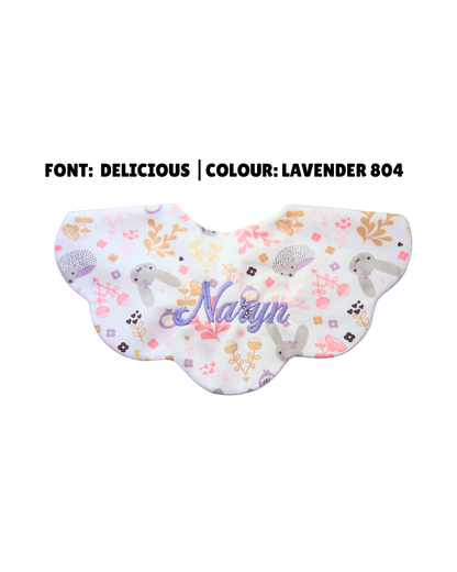 5-Layer Dribble Bib - Bunnies