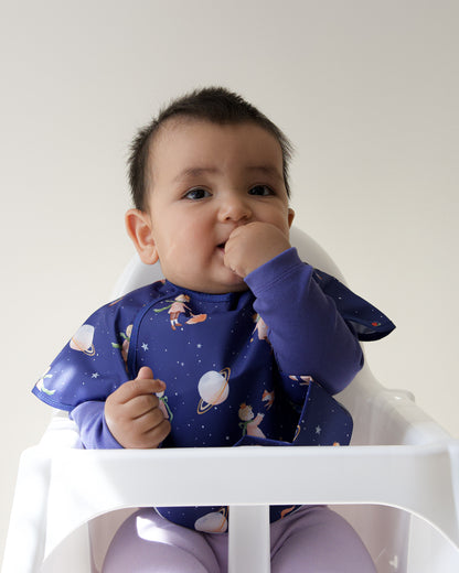 Waterproof Coverall Smock Bib Short Sleeves - Little Prince