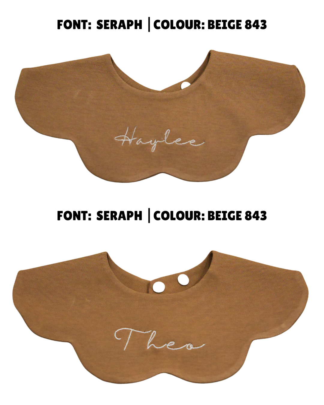 3- Layer Dribble Bib - Brown