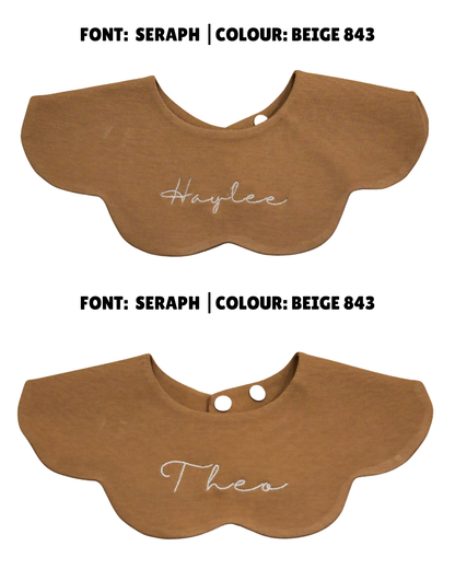 3- Layer Dribble Bib - Brown