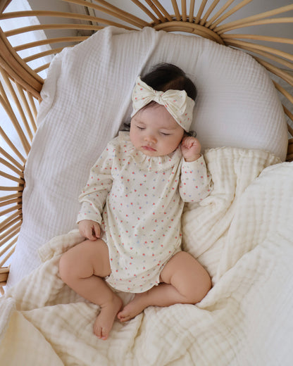 Navi Floral Bow Headband