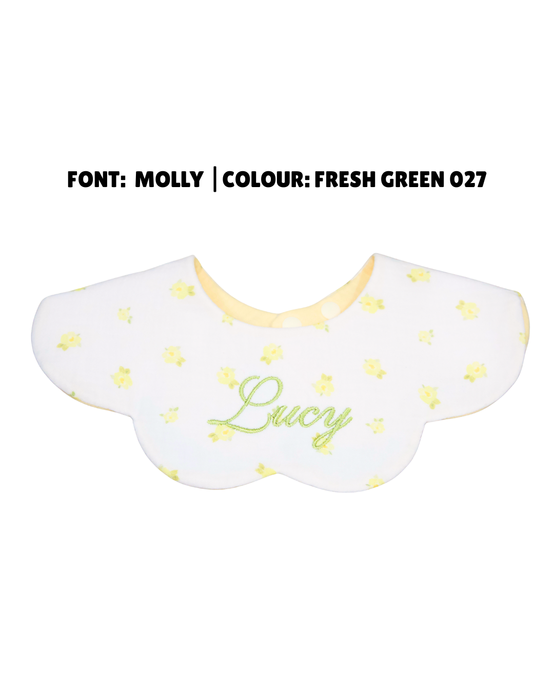 Organic Muslin 7-Layer Dribble Bib - Sunny Blooms