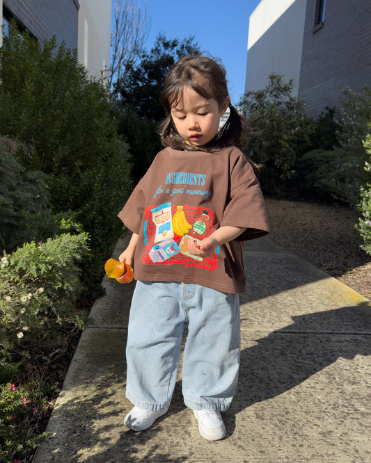 Signature Kids Tee - Banana Pancake (PRE ORDER | 21 AUGUST)