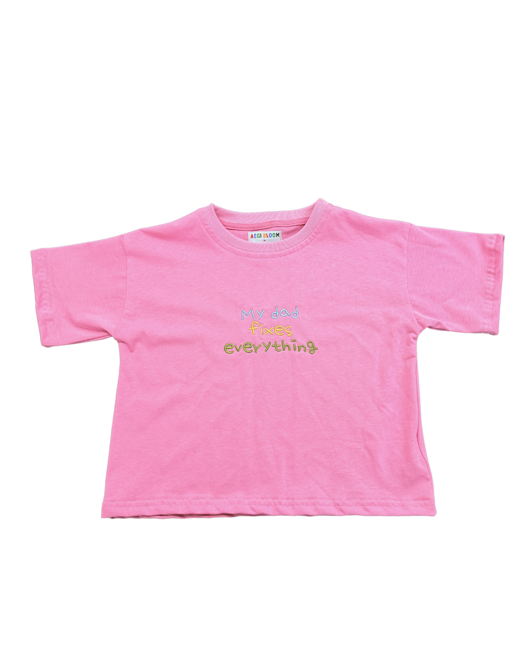 Signature Kids Tee - My Dad Fixes Everything / Pink (PRE ORDER | 21 AUGUST)