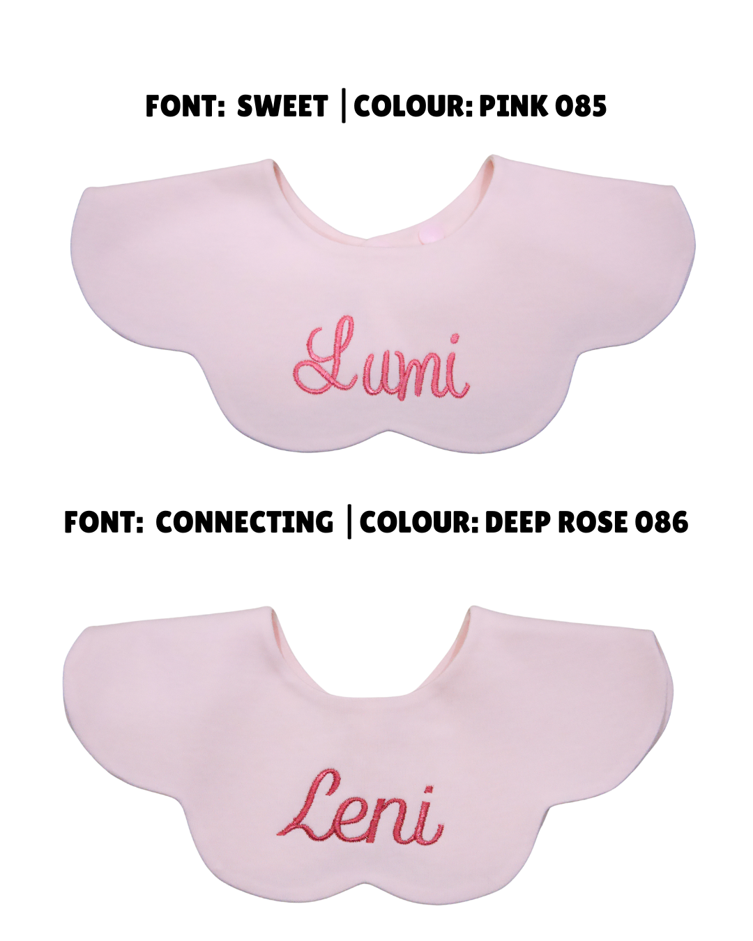 3- Layer Dribble Bib - Pink