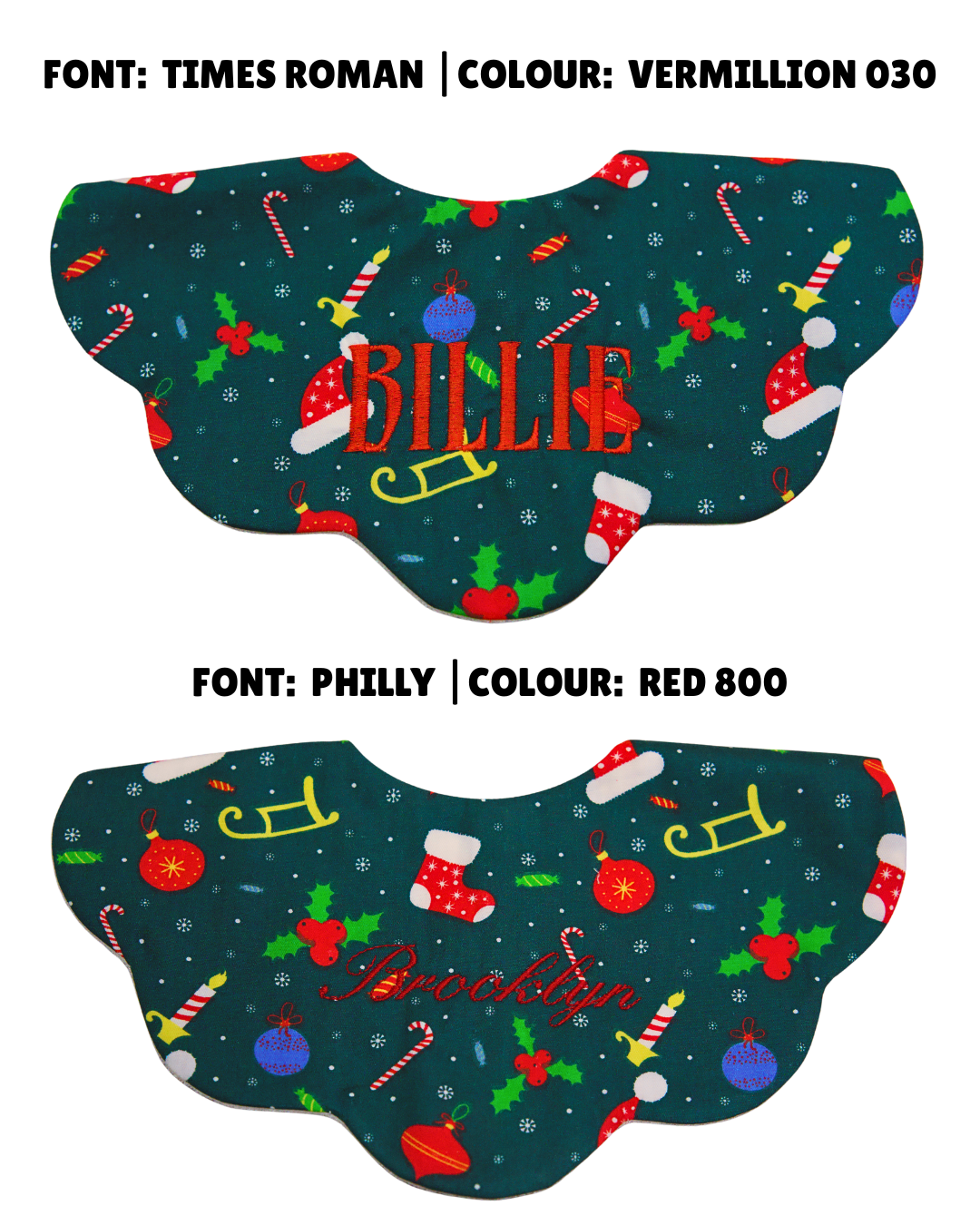 5-Layer Dribble Bib - Christmas Joy