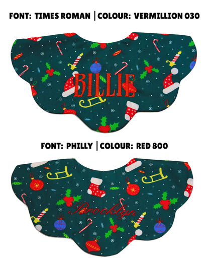 5-Layer Dribble Bib - Christmas Joy