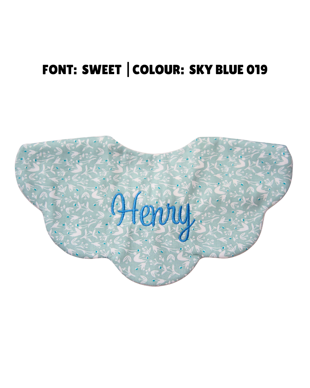 5-Layer Dribble Bib - Sage Florals