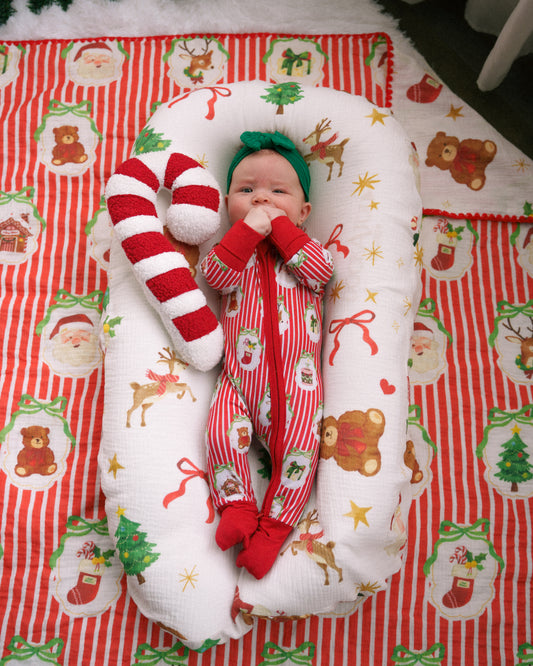 Aegi Zip Growsuit - Dear Santa (Red) (PRE ORDER | MID OCTOBER)