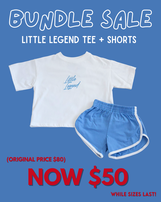Little Legend Bundle Sale - White/Blue