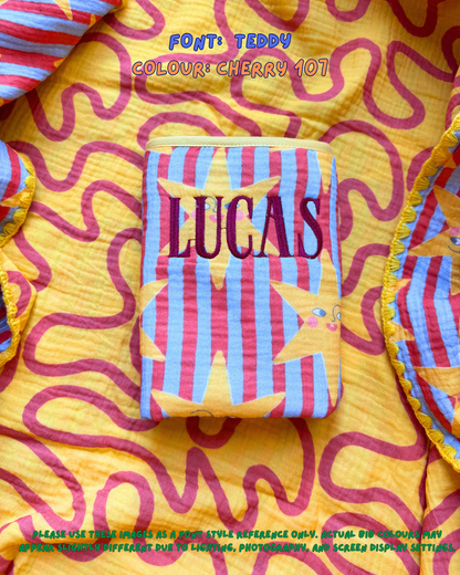 Reversible Organic Muslin Waterproof Changing Mat - Lucky Stars
