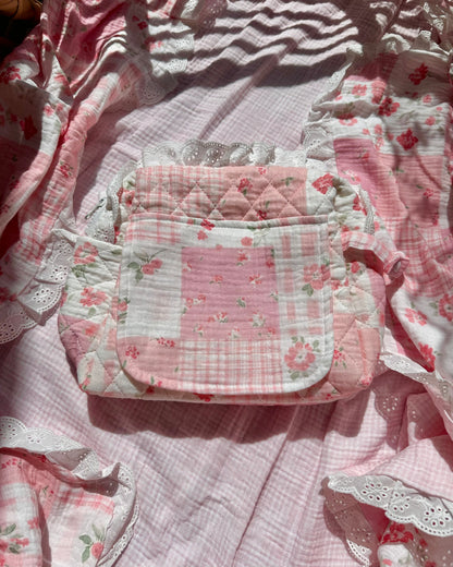 Lace Everyday Essentials Pouch - Blush Garden (PRE ORDER | 12 OCTOBER)