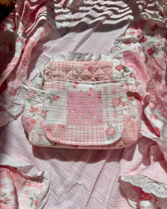 Lace Everyday Essentials Pouch - Blush Garden (PRE ORDER | 12 OCTOBER)