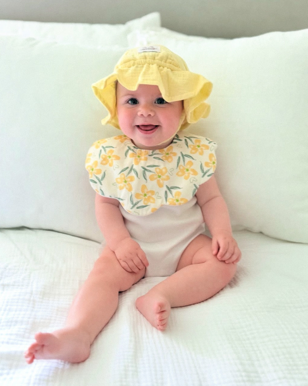 Gelato Muslin Sun Hat - Lemon