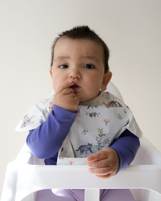 Waterproof Coverall Smock Bib Short Sleeves - Animal Castle