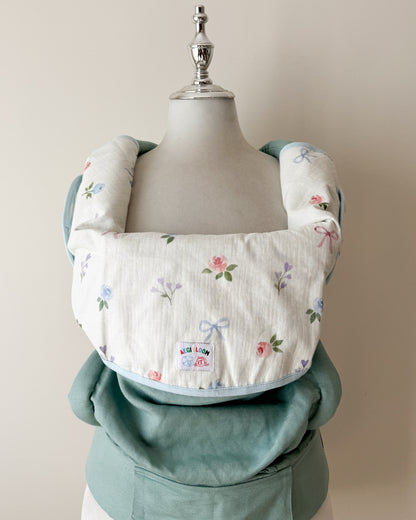 Reversible Organic Cotton baby Cover - Bow & Bloom