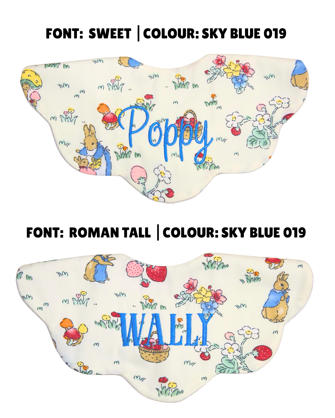 5-Layer Dribble Bib - Bunny Farm