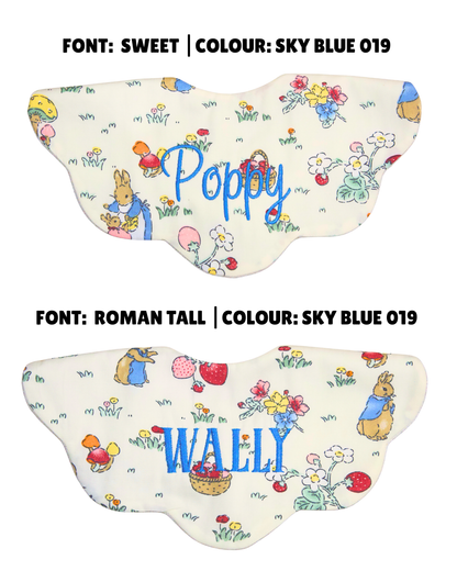 5-Layer Dribble Bib - Bunny Farm