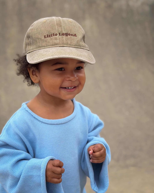 Kids Cap - Sand Little Legend