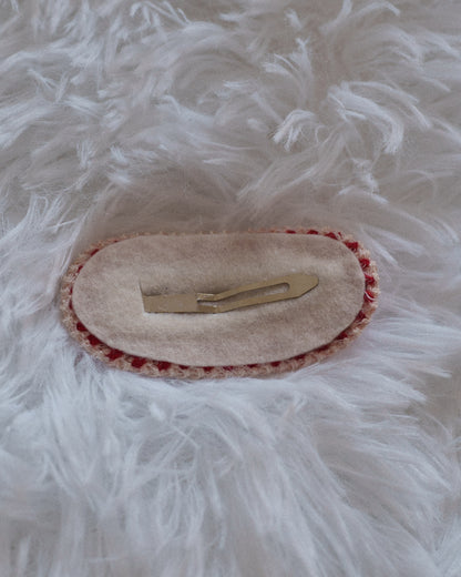 Cherry Jam Crochet Clip