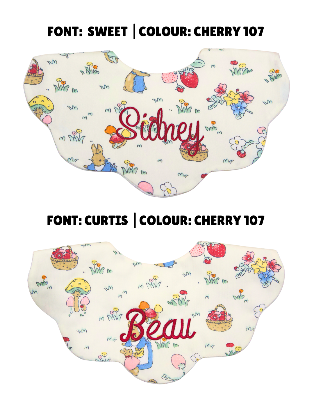 5-Layer Dribble Bib - Bunny Farm