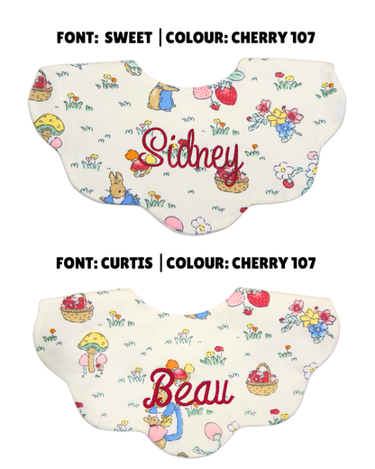 5-Layer Dribble Bib - Bunny Farm