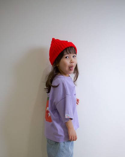 Fluffy Beanie - Red
