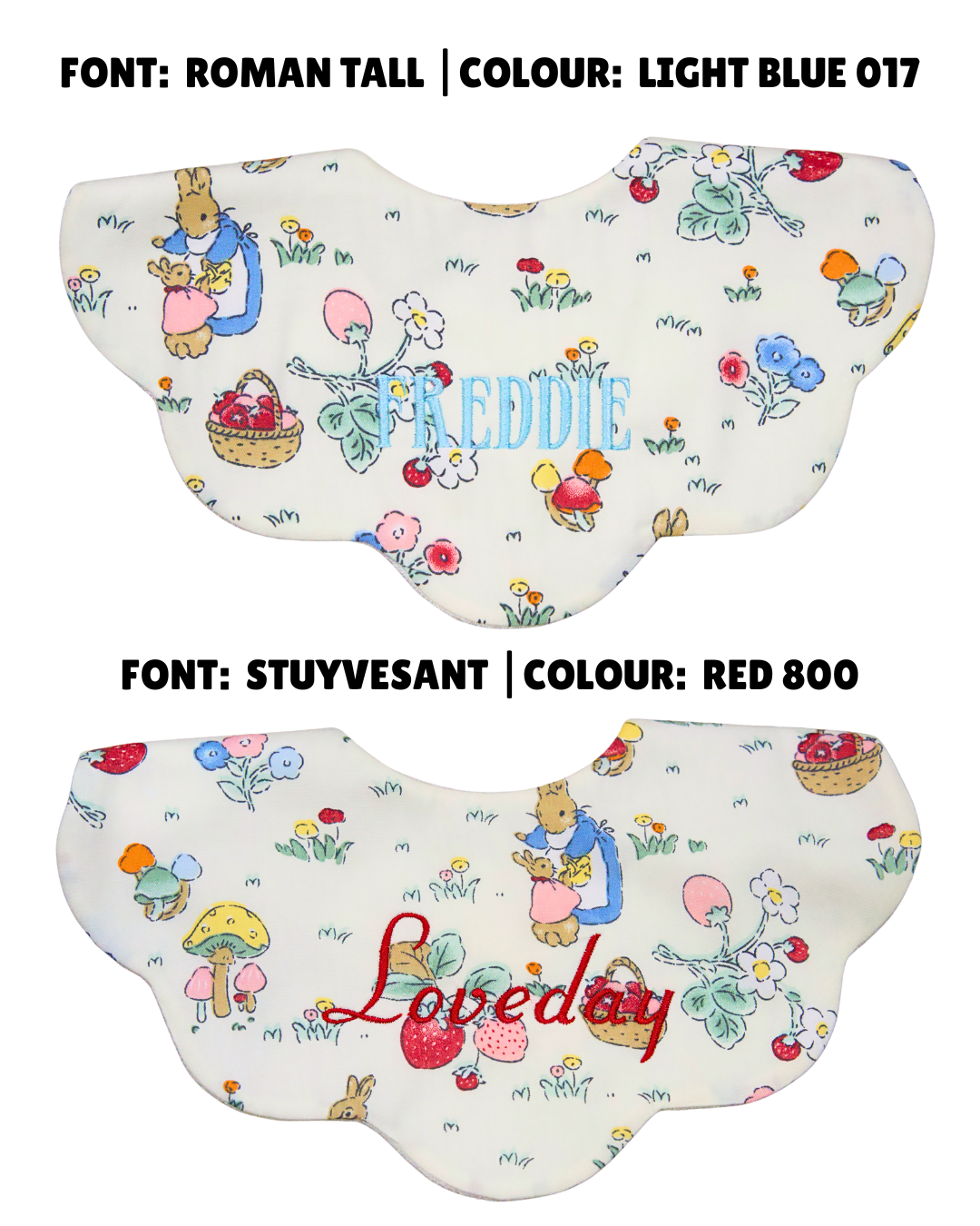 5-Layer Dribble Bib - Bunny Farm