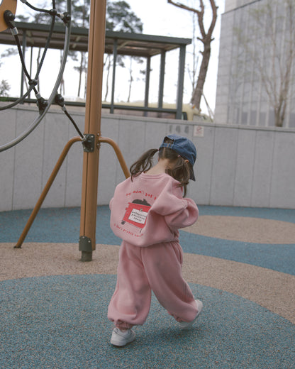 Be Cozy Not Nozey Tracksuit Set - Pink