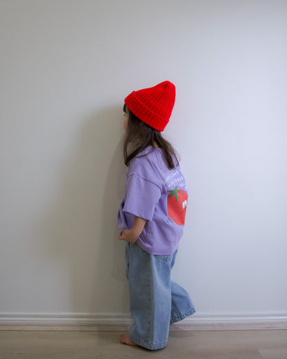 Fluffy Beanie - Red