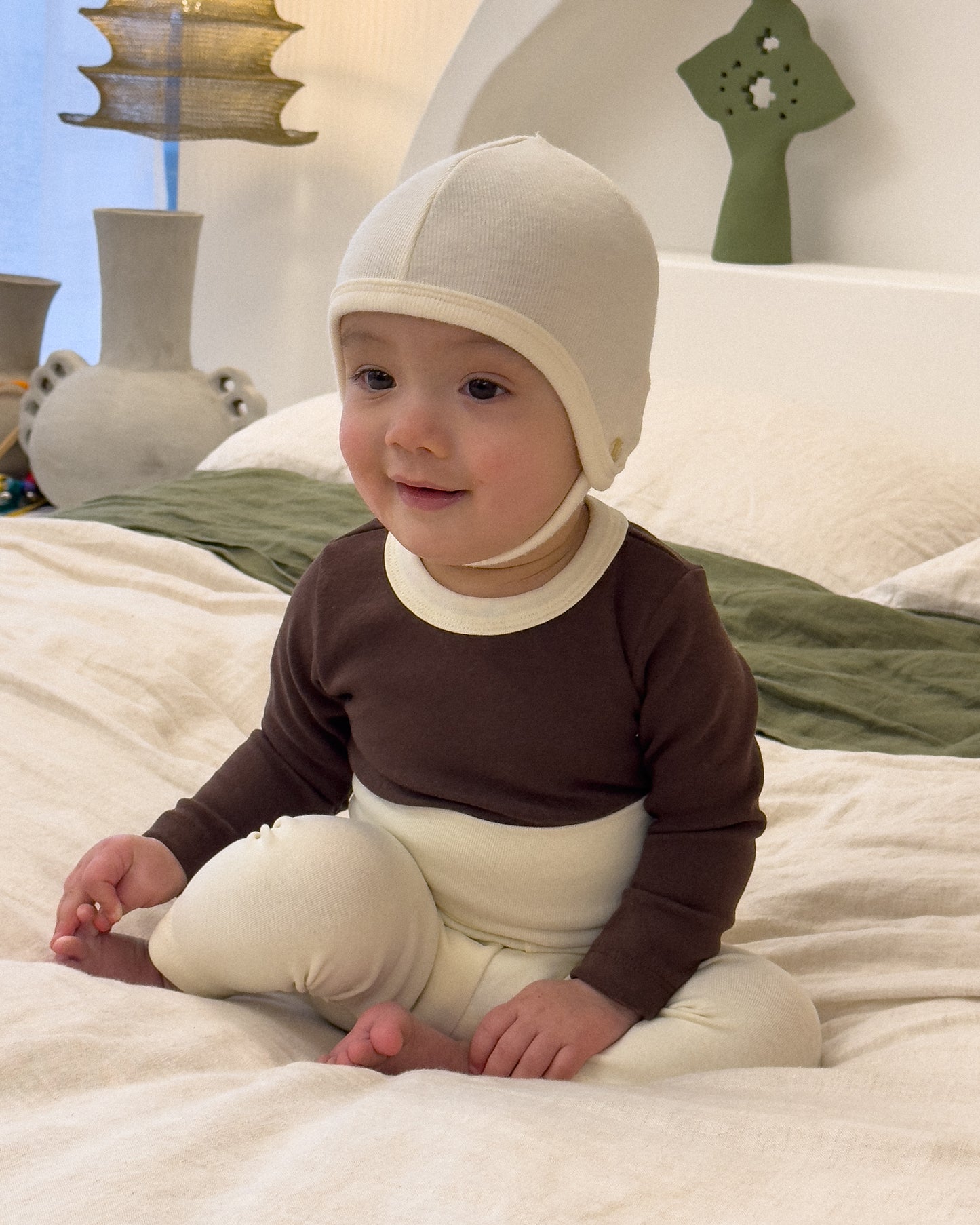 Beanie Bonnet - Cream