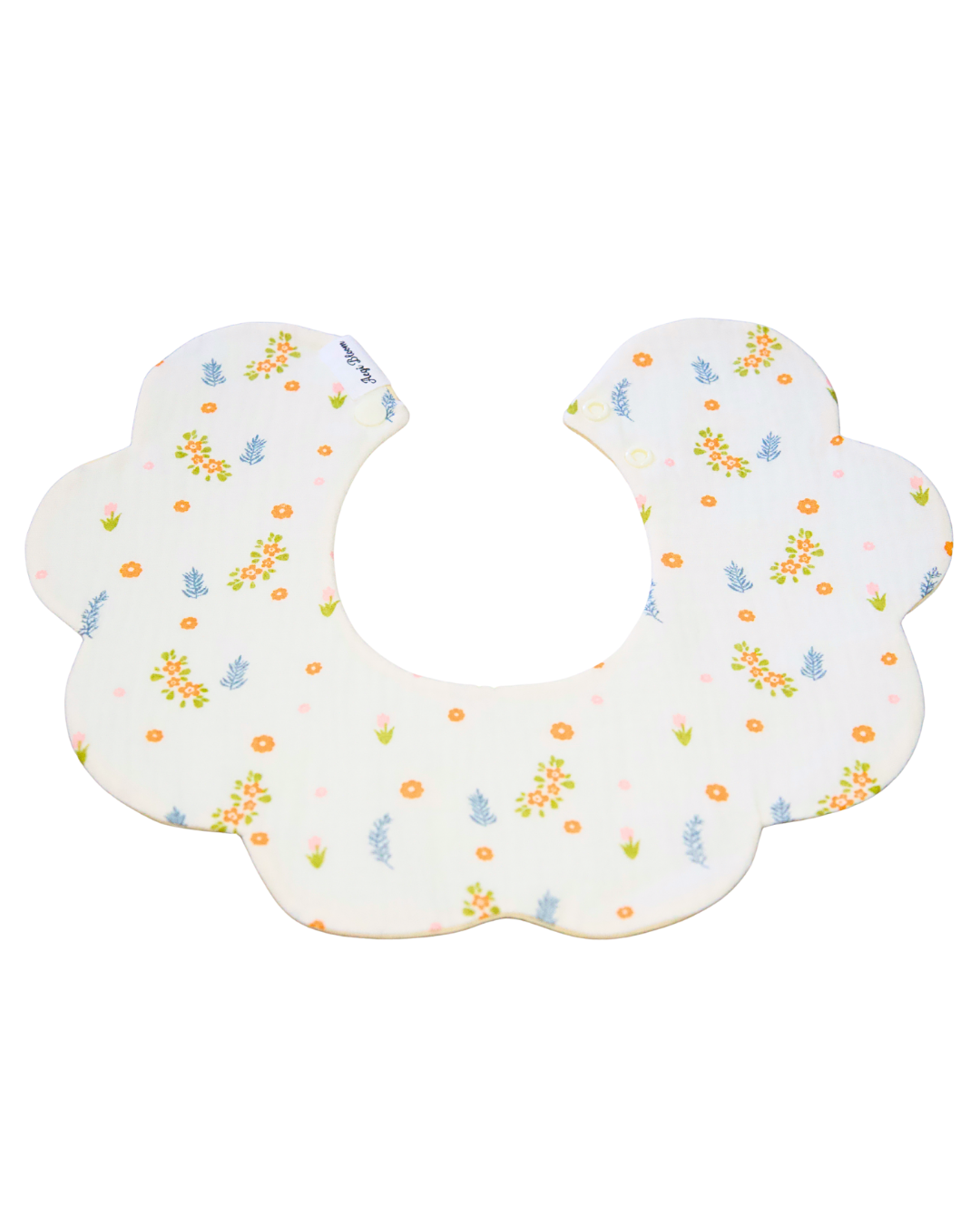 Organic Muslin 7-Layer Dribble Bib - Ditsy Florals
