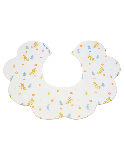 Organic Muslin 7-Layer Dribble Bib - Ditsy Florals