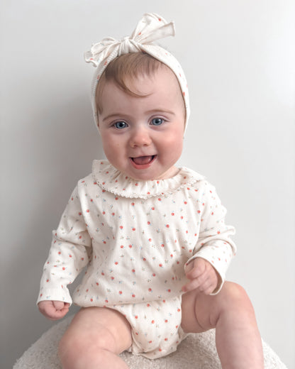 Navi Floral Bow Headband