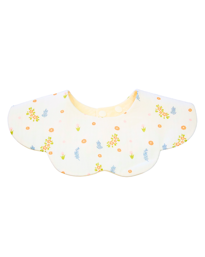 Organic Muslin 7-Layer Dribble Bib - Ditsy Florals