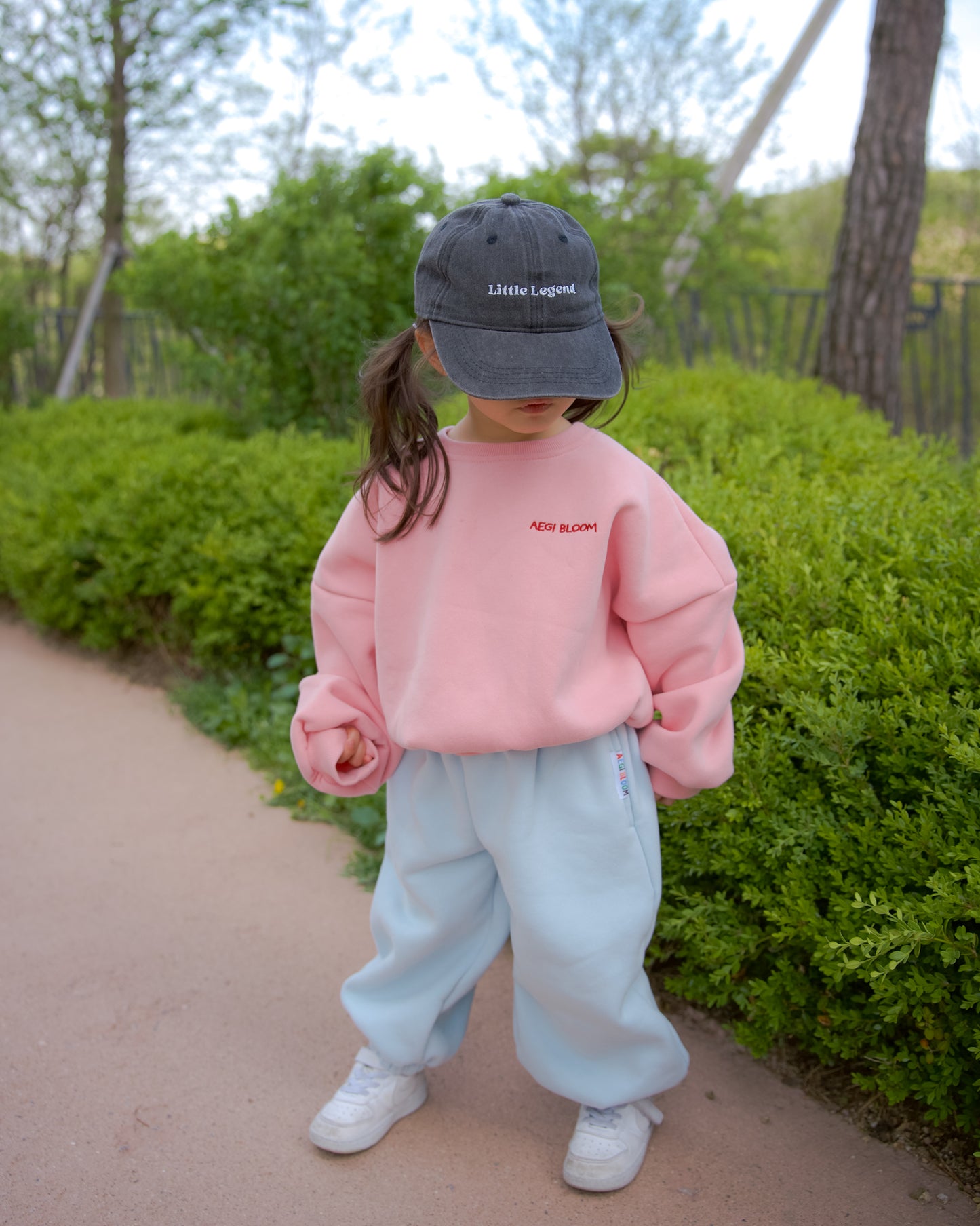 Kids Cap - Charcoal Little Legend