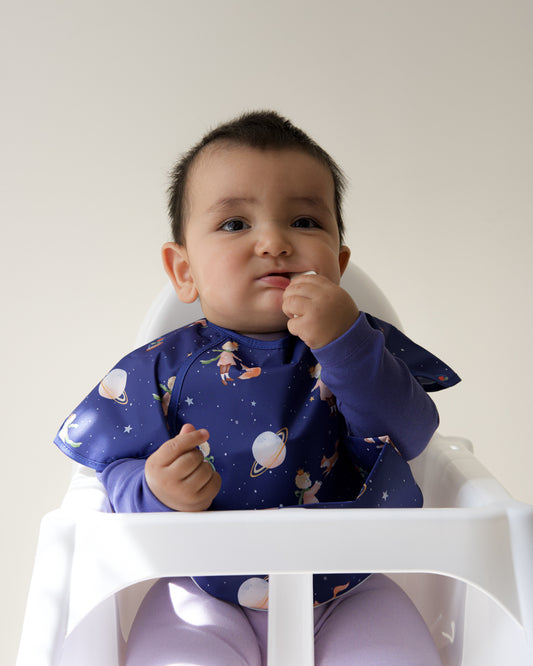 Waterproof Coverall Smock Bib Short Sleeves - Little Prince