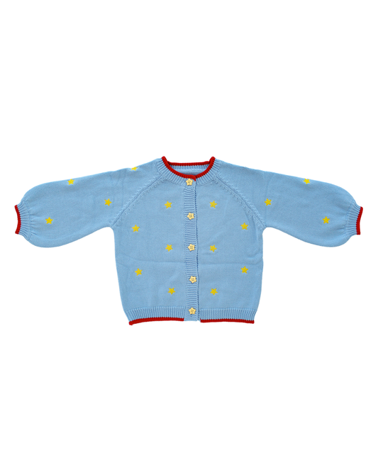 Oversized Knit Cardigan - Starry Pop