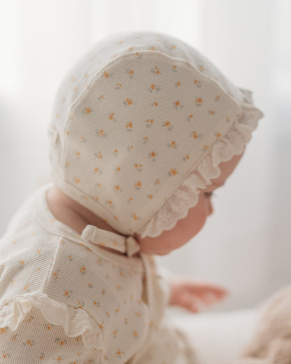 Emelia Bonnet - Orange Florals
