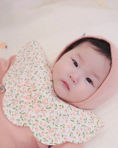 5-Layer Dribble Bib - Pink Bloom