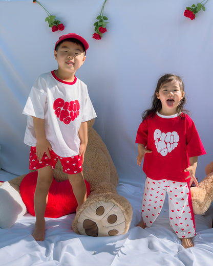 Petit Amour Bundle Sale - White Tee/Shorts