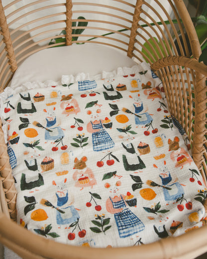 Organic Muslin Blanket - Mabel's Bakery