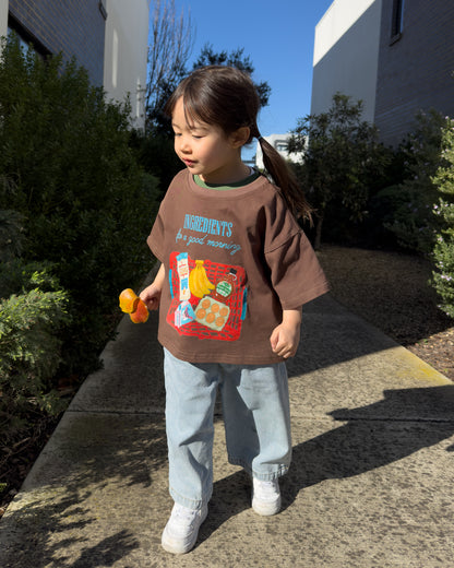 Signature Kids Tee - Banana Pancake (PRE ORDER | 21 AUGUST)