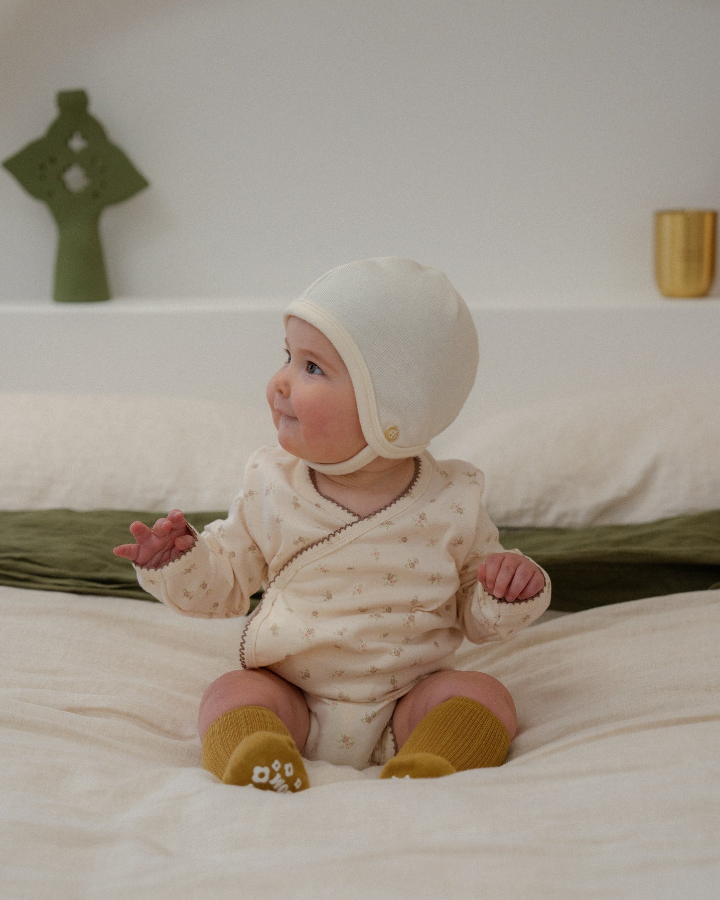 Beanie Bonnet - Cream
