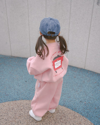 Be Cozy Not Nozey Tracksuit Set - Pink