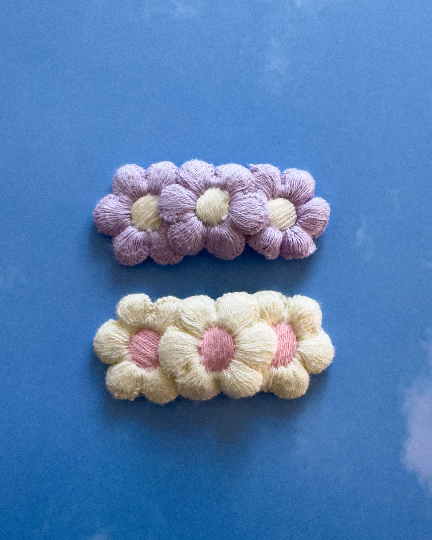 Daisy Bloom Clips - Lilac