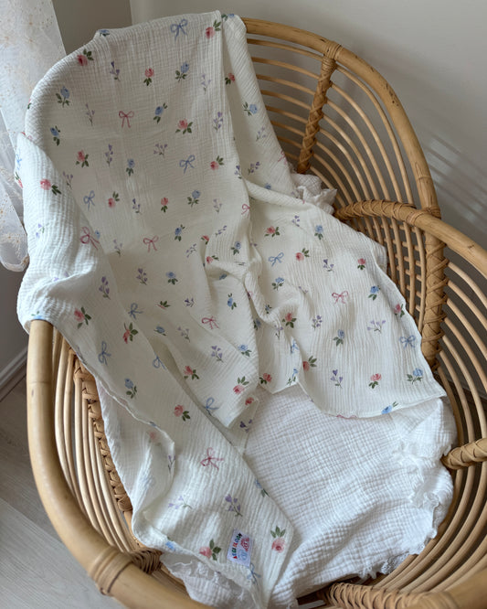 Organic Muslin Nursing Cover - Bow & Bloom