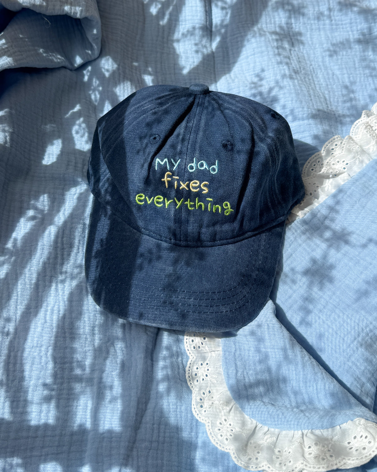 Kids Cap - My Dad Fixes Everything (Blue)