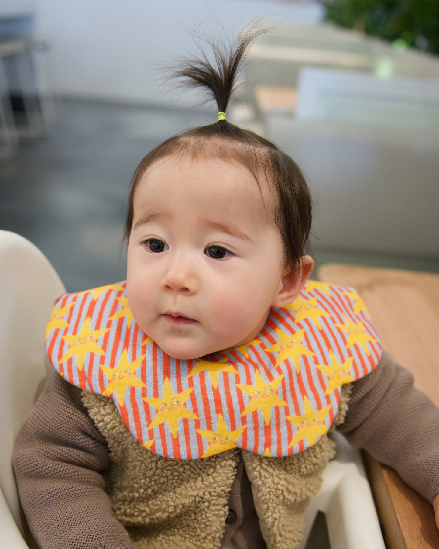Organic Muslin 7-Layer Dribble Bib - Lucky Stars